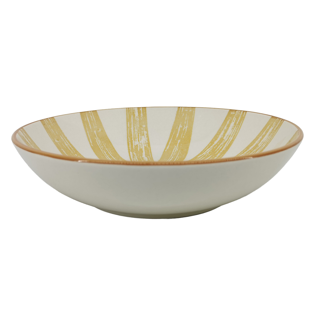 Тарелка суповая Оро тм MILLIMI, 20см, фарфор, арт.№ 816-227