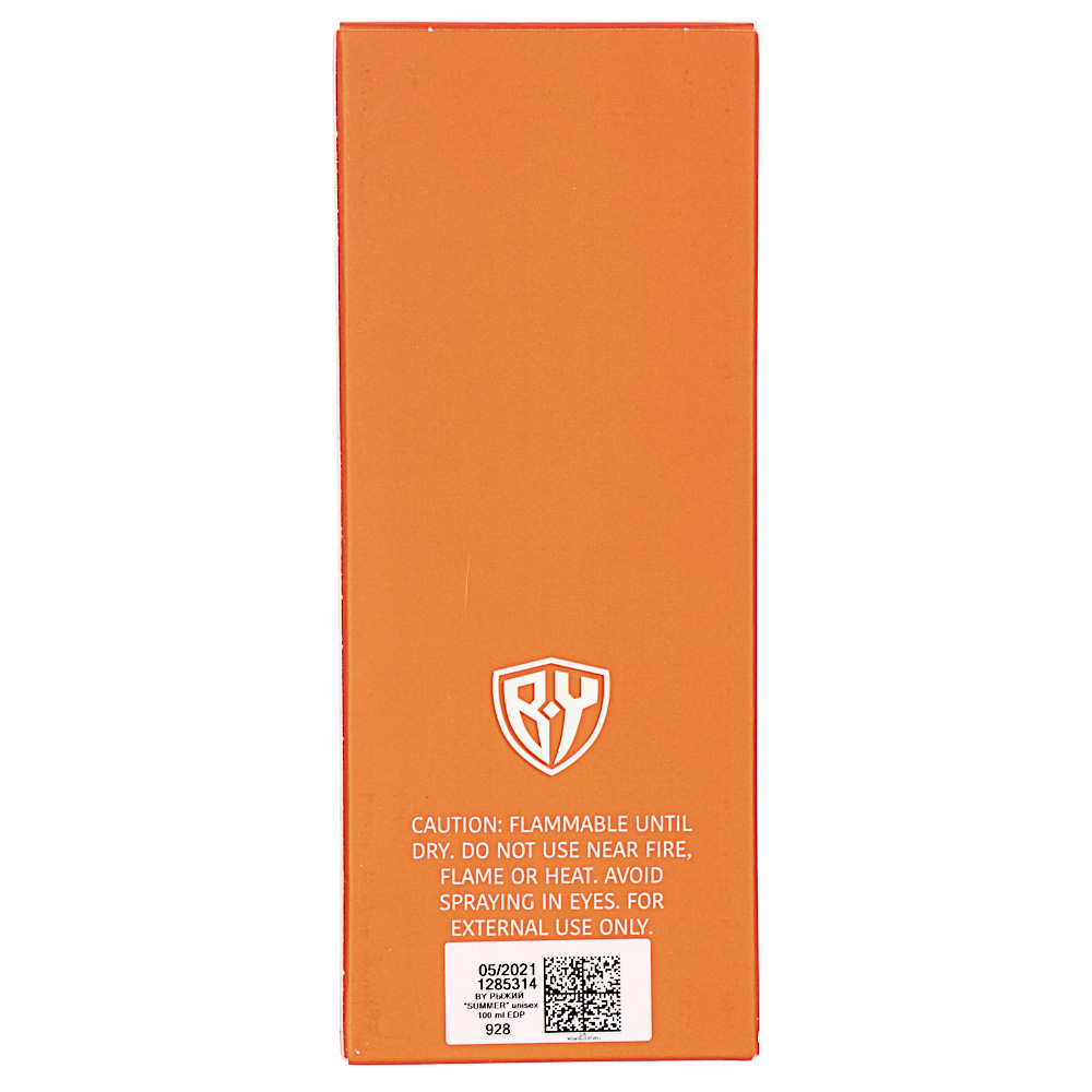 BY РЫЖИЙ Парфюмерная вода Summer, 100 мл, пластик, стекло, картон, арт.№ 838-066