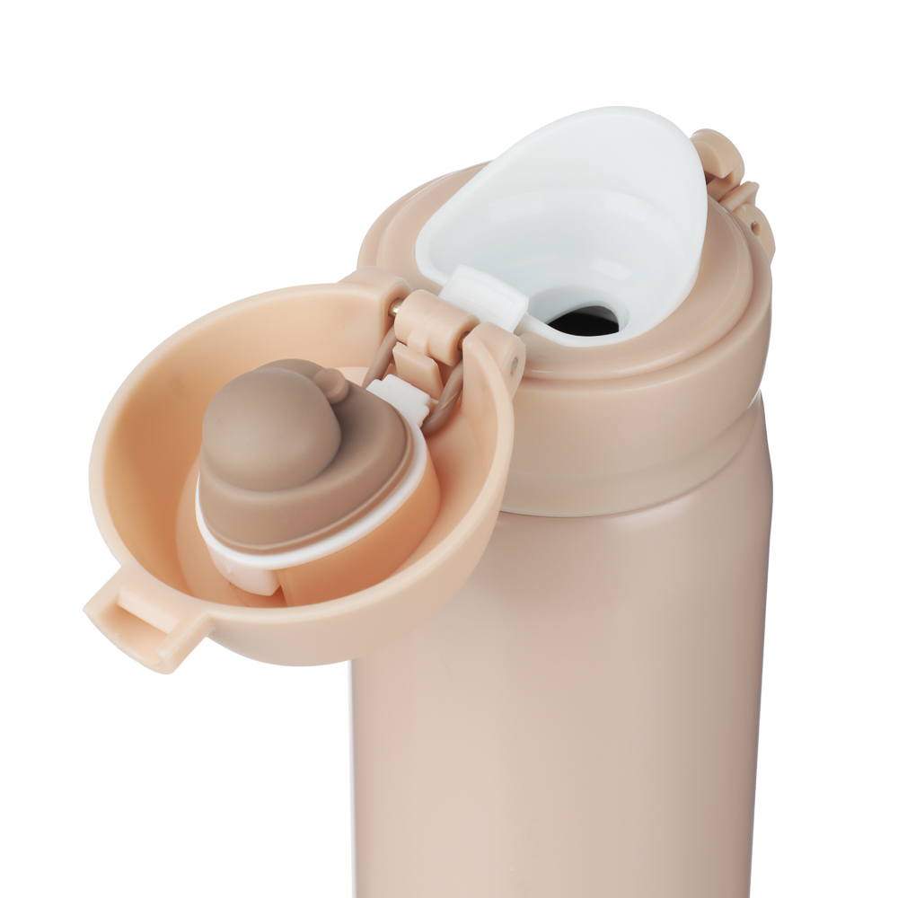 Термос-кружка тм SATOSHI Чегет с крышкой на защелке, 450мл, нерж.сталь, арт.№ 841-898