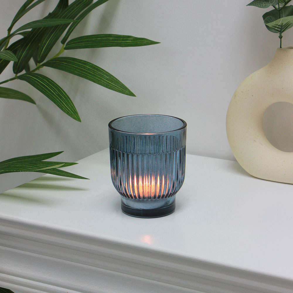 Подсвечник стеклянный, 7x8 см, арт.№ 477-086