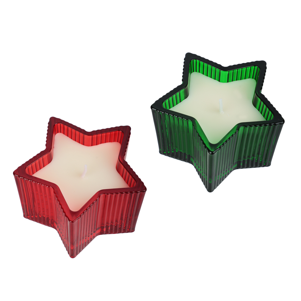 NEW GALAXY Ароматизированная свеча Звезда, дикий мандарин, соленая карамель, арт.№ 778-238