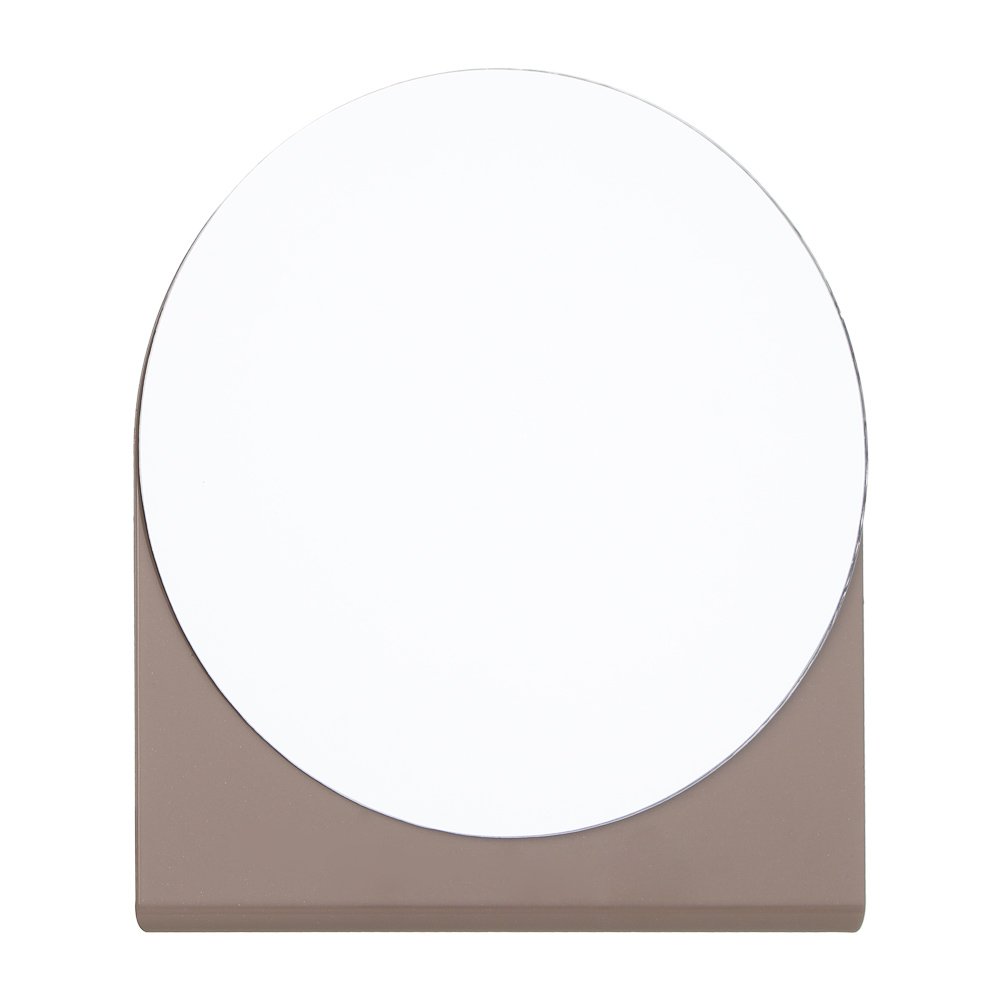 ЮНИLOOK Тинес Зеркало настольное на металлической подставке, железо, стекло 17х15х5,5см, беж, арт.№ 301-275