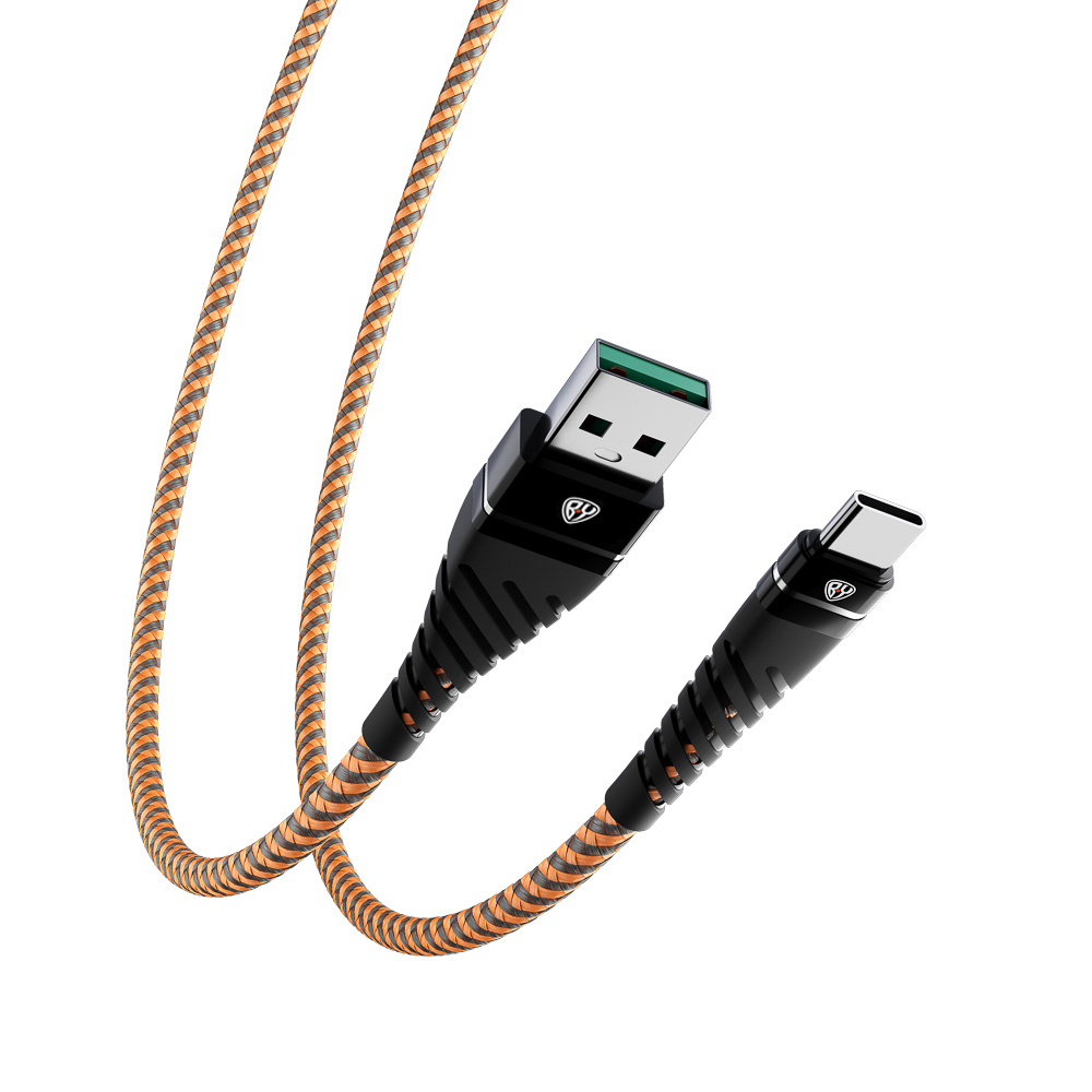 Кабель для зарядки USB(A)-Type C BY Герои, 1м., 2.4А, быстр зар QC3.0, тканная оплётка, Горыныч, арт.№ 931-393