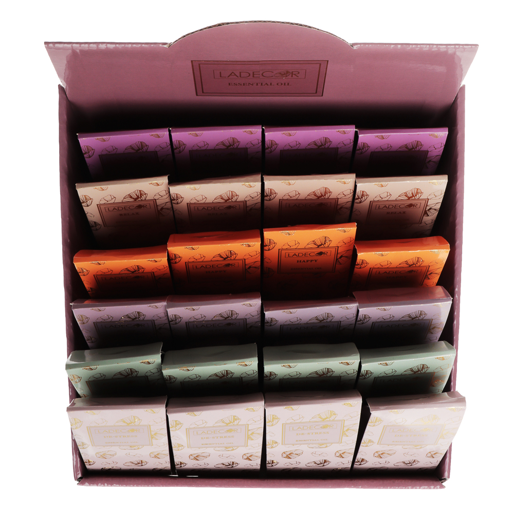 LADECOR Аромамасло 10 мл, антистресс, для сна, расслабляющий, счастье, восстановление, энергия, арт.№ 406-159