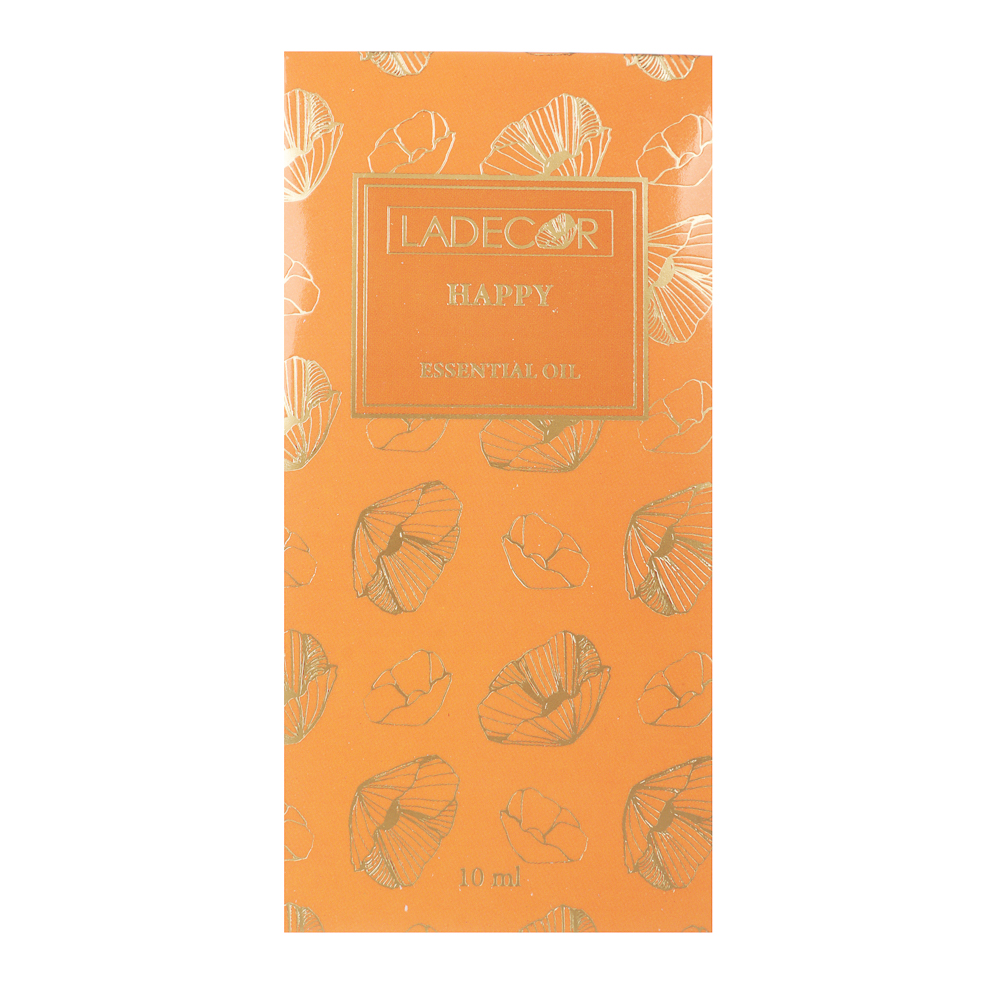 LADECOR Аромамасло 10 мл, антистресс, для сна, расслабляющий, счастье, восстановление, энергия, арт.№ 406-159