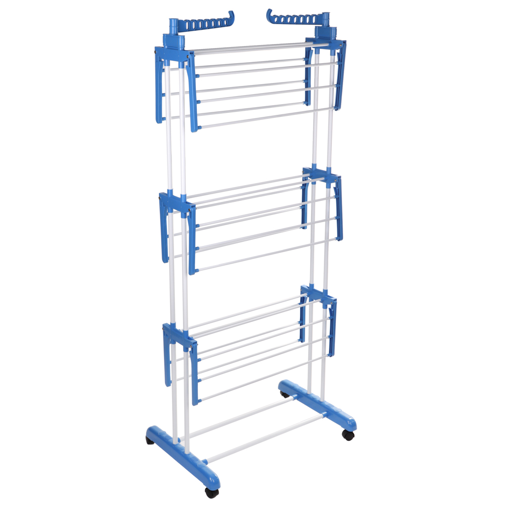 VETTA Сушилка для белья напольная вертикальная складная, 126x64x170 см, окраш.сталь, арт.№ 452-076