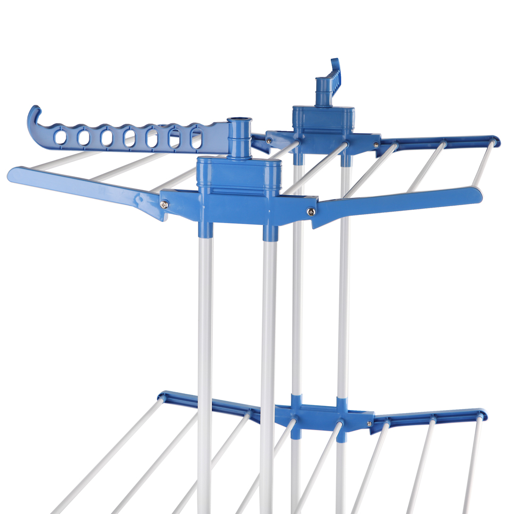 VETTA Сушилка для белья напольная вертикальная складная, 126x64x170 см, окраш.сталь, арт.№ 452-076