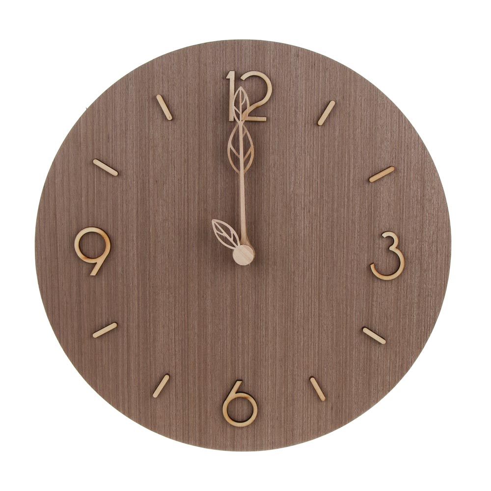 LADECOR CHRONO Часы настенные, круглые, 29,8x29,8x4,3 см, пластик, арт.№ 581-632