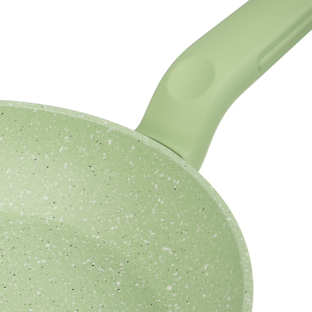 SATOSHI Эмери Сковорода литая d=24см, антипригарное покрытие мрамор, индукция, 3 цвета, арт.№ 846-741