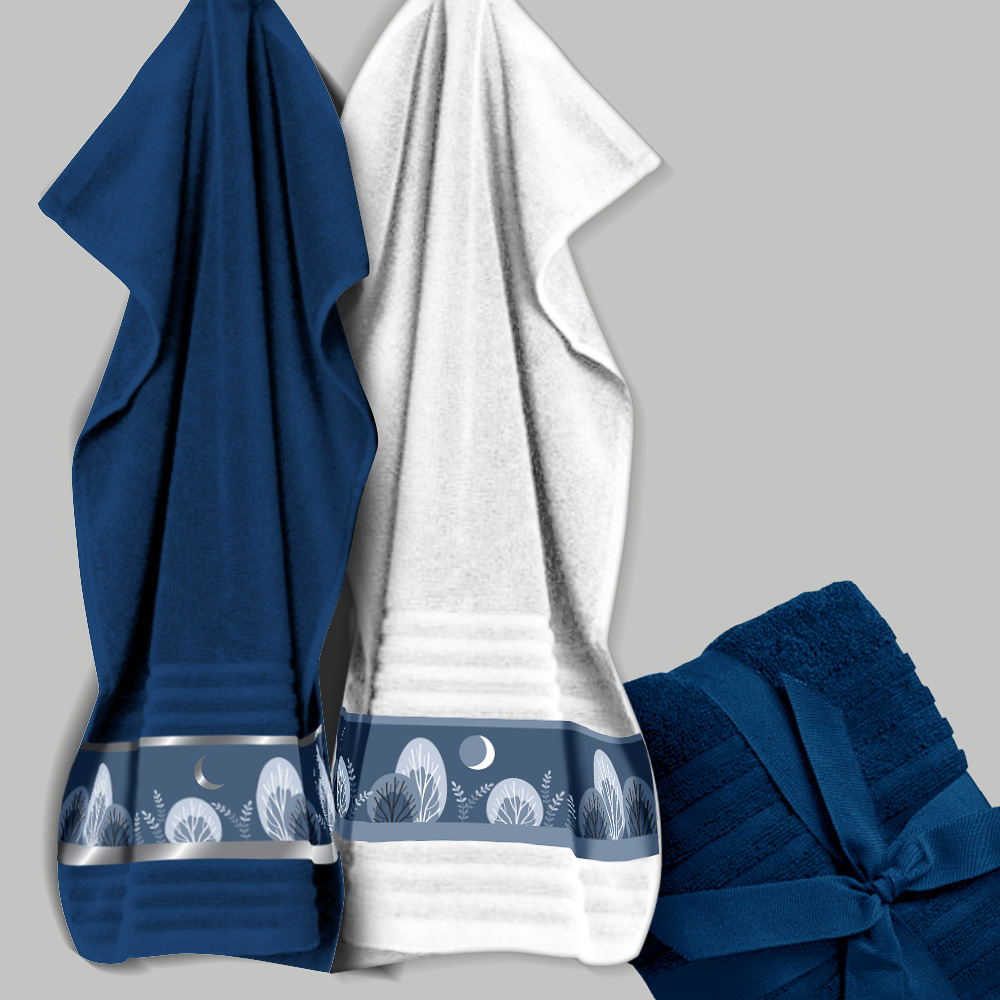 PROVANCE Нордик Комплект махровых полотенец 2шт, 30х50см, 100% хлопок, арт.№ 492-286