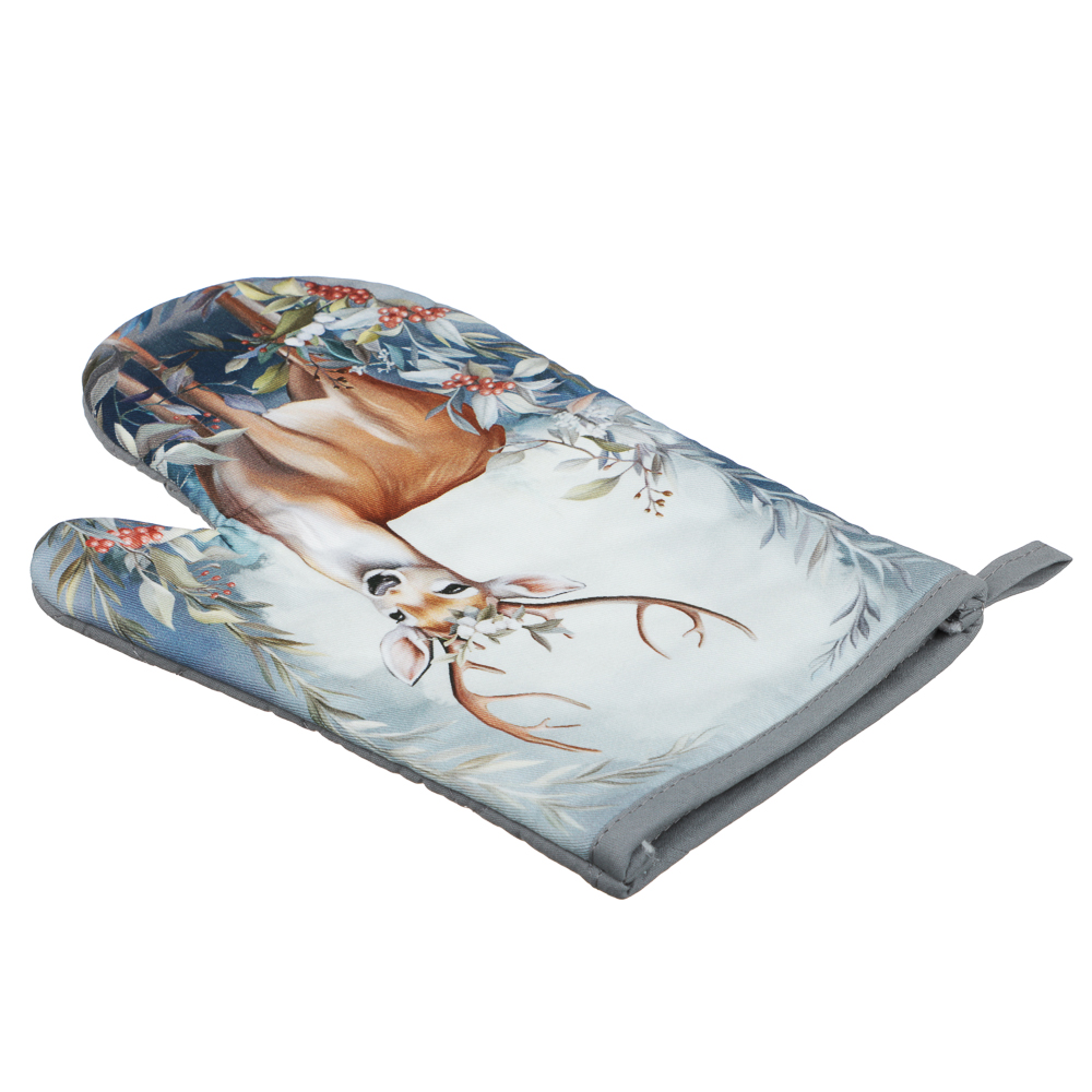 PROVANCE Нордик Прихватка-варежка, 18х28см, 100% хлопок, олень, арт.№ 492-288