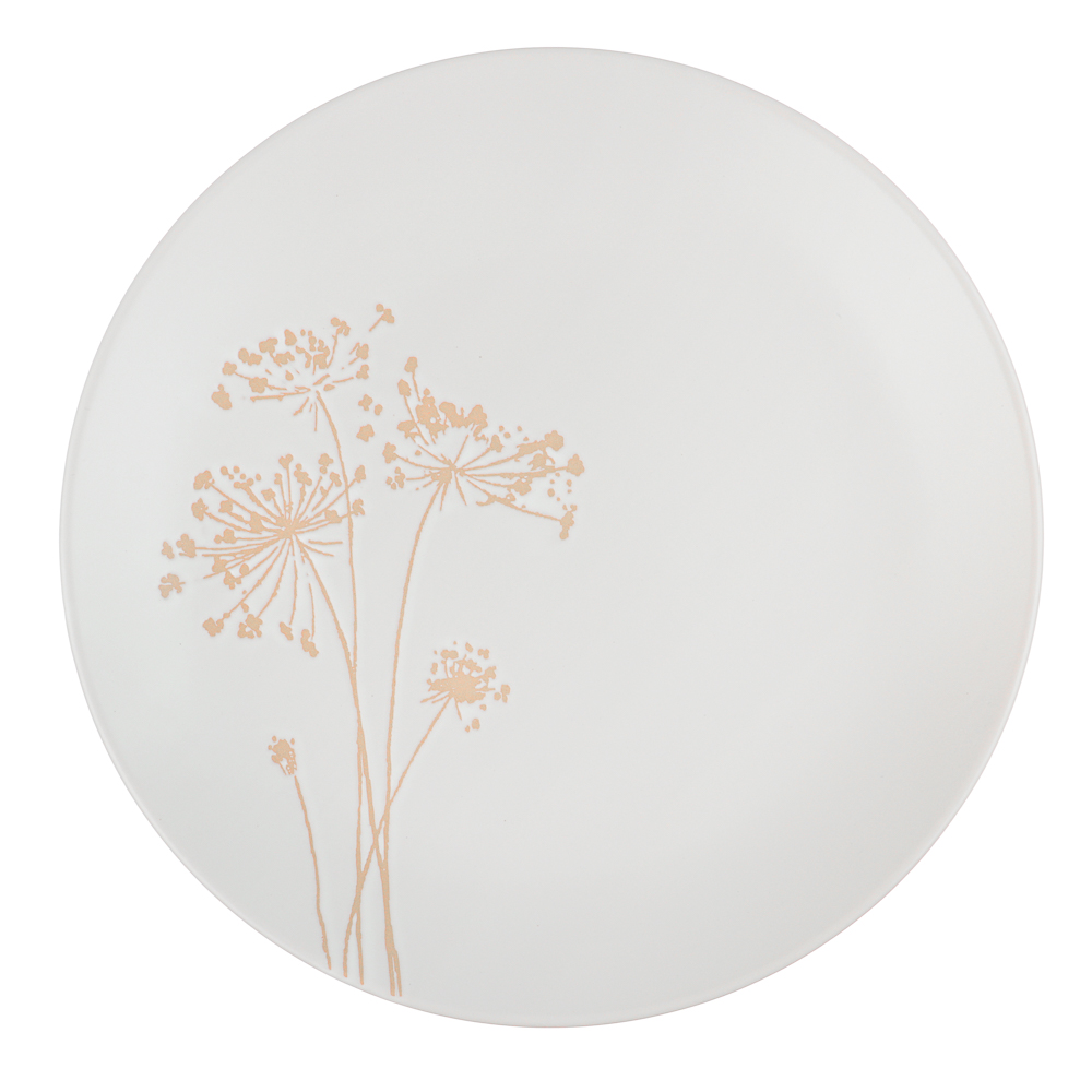 MILLIMI Амми Тарелка подстановочная, 26,5см, белый, арт.№ 824-205