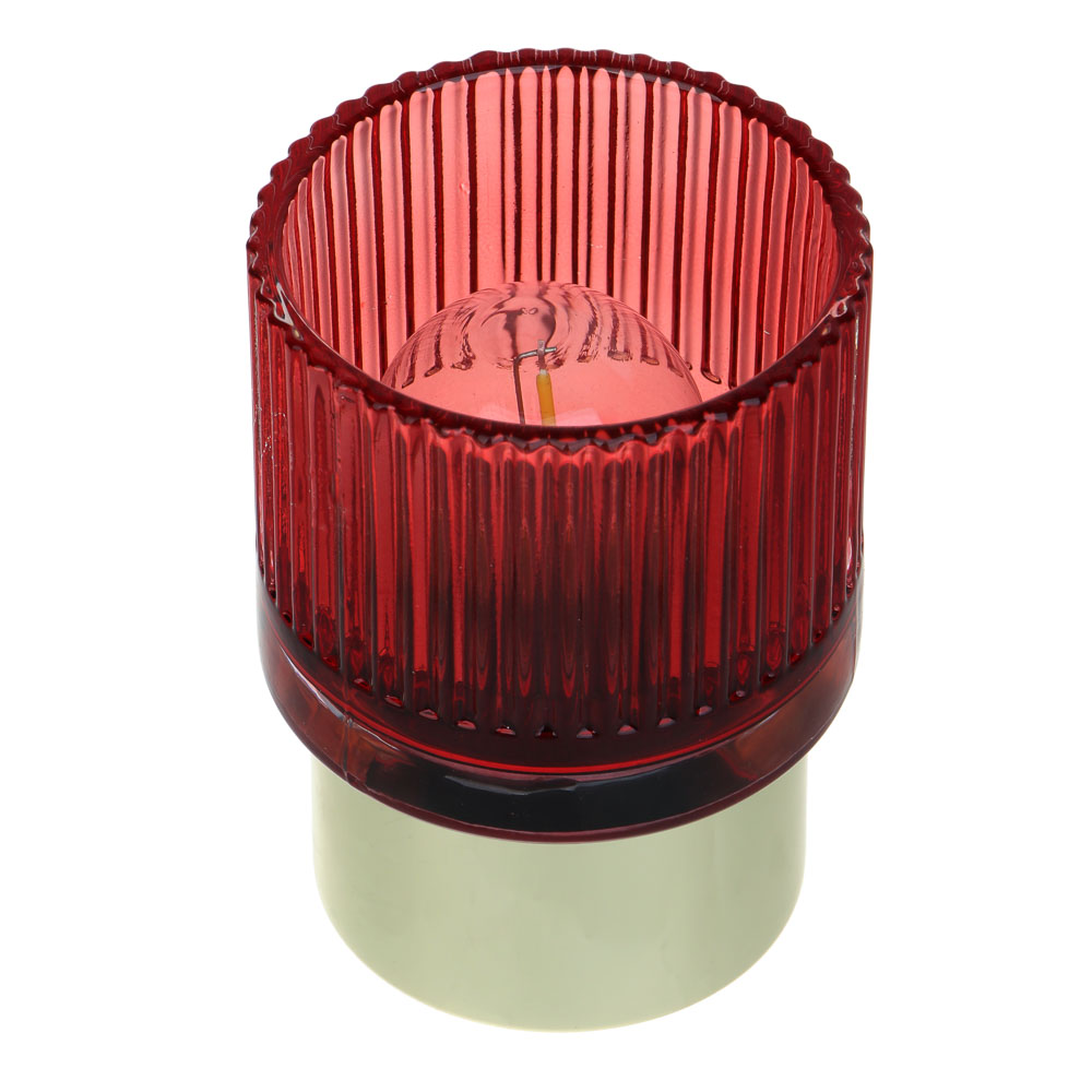 Светильник LED, 8х8х11 см, металл, стекло, 2xААА, арт.№ 695-055