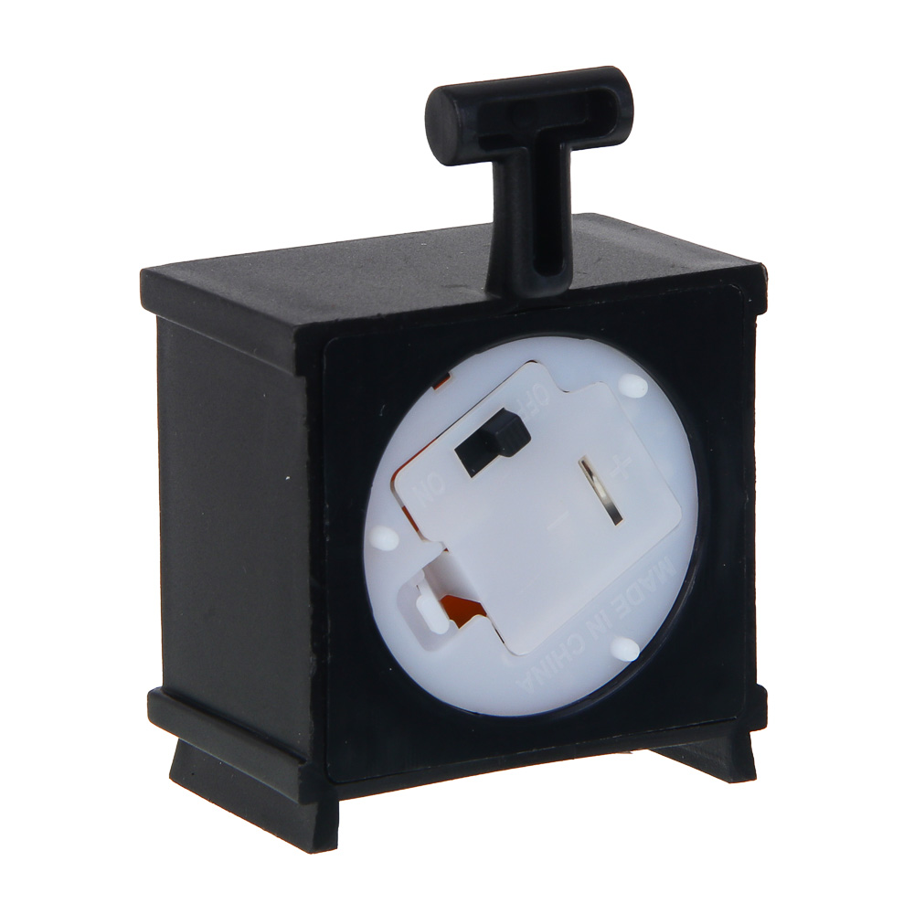 СНОУ БУМ Светильник декоративный LED в виде камина, 4,9x3,2х6,9см, PP, 3хAG10, 1 режим, 3 дизайна, арт.№ 392-096