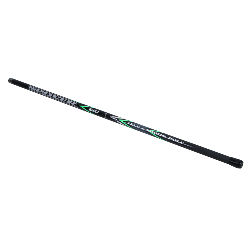 KAIDA Удилище телескопическое неоснащенное SPOVER, быстрый строй, 9 секций, 6,1м, арт.№ 149-229