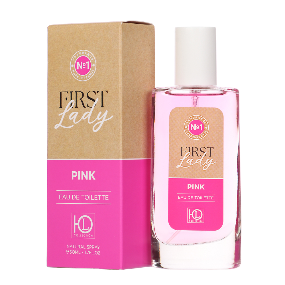 ЮL Туалетная вода женская First Lady Pink, 50 мл, арт.№ 313-297