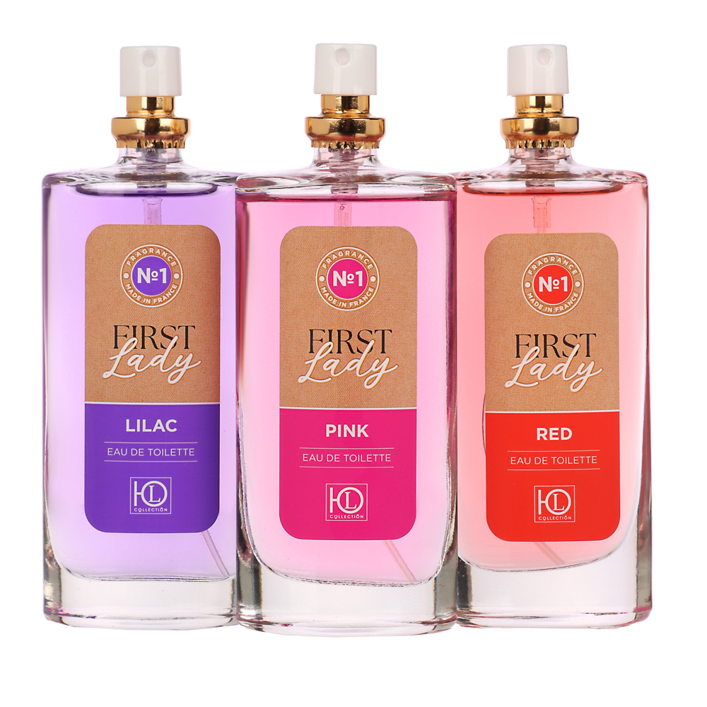 ТЕСТЕРЫ Набор 3шт First Lady Pink/Lilac/Red Туалетная вода в ассортименте, арт.№ 313-300