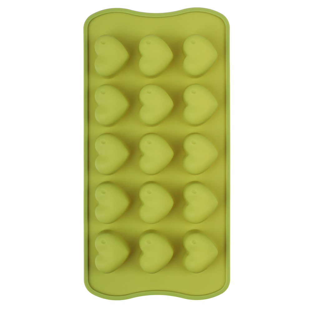 VETTA Форма силиконовая для шоколада и льда 15 ячеек, 21x10x1,6см "Конфета", 3 цвета, арт.№ 856-001