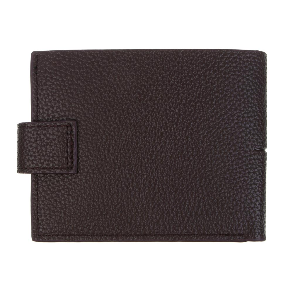 ЮL Валтор Портмоне мужское для карт, купюр и монет на кнопке, ПУ, 11,5х9,5х1,5см, 2 цвета, КЖ24-31, арт.№ 303-039