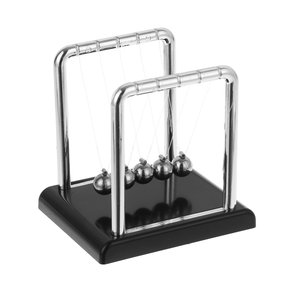 Маятник шары Ньютона, 9x9x7,5 см, пластик, металл, арт.№ 517-168