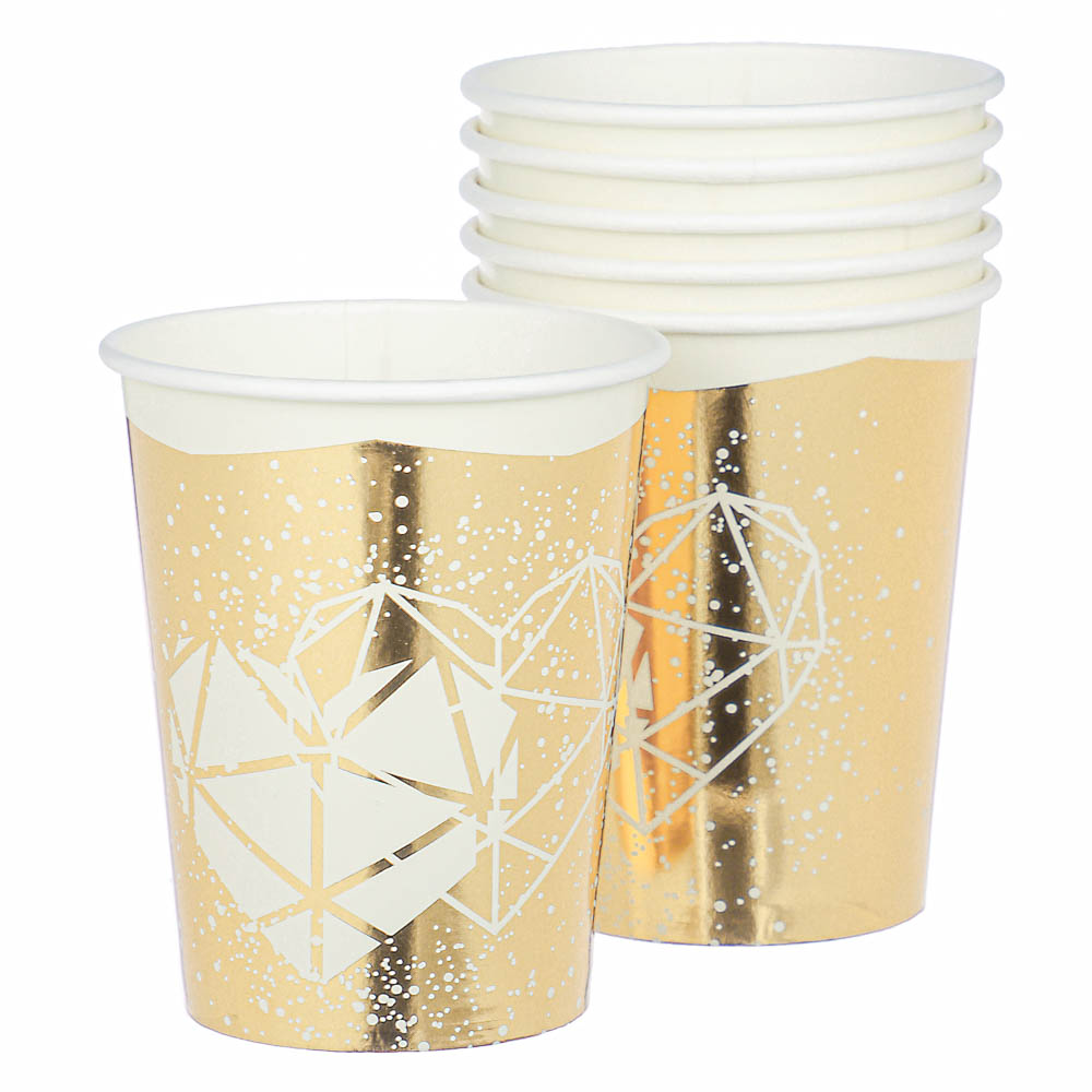 Стакан Свадьба LUX Vanil 6шт, 250мл, арт.№ 530-424