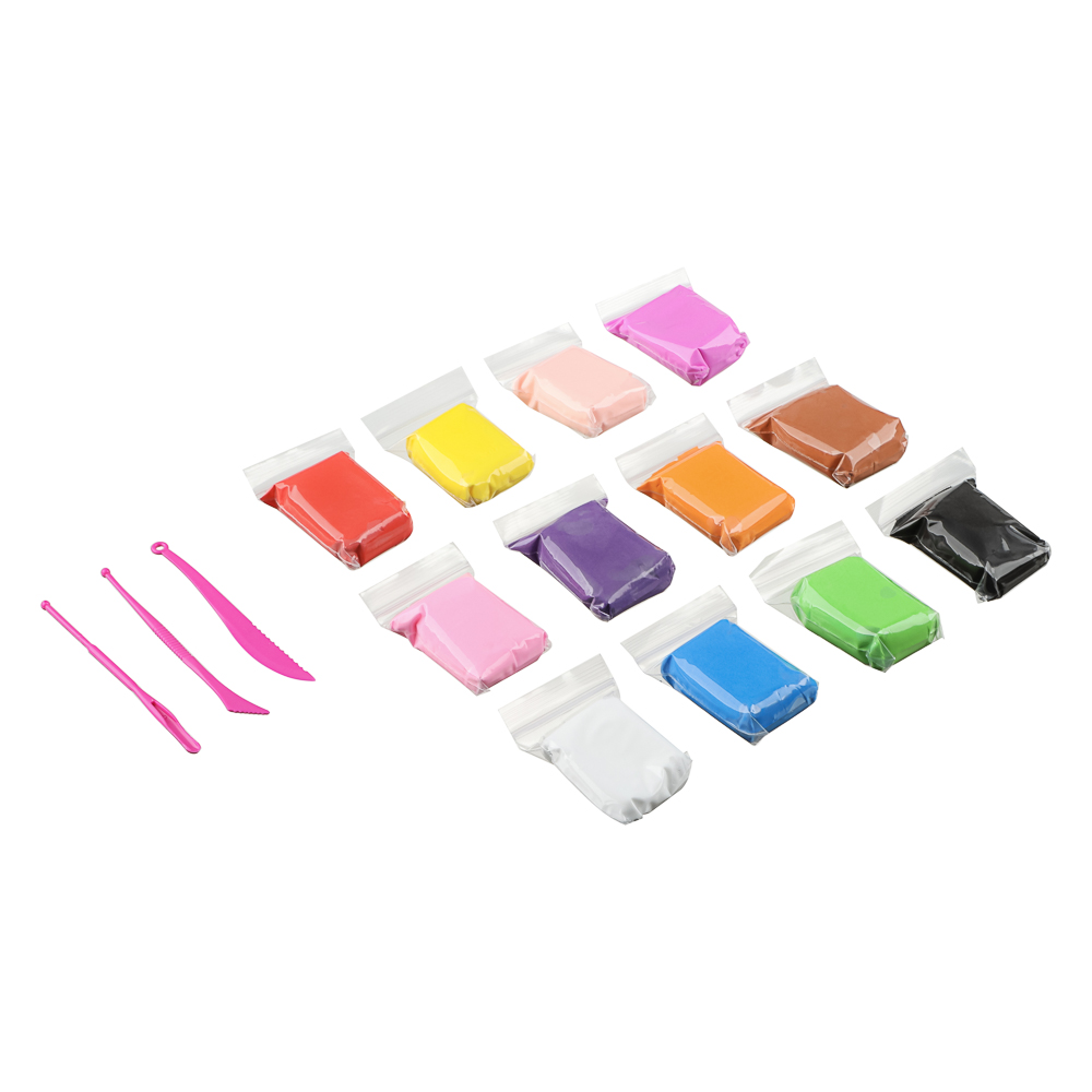 Легкий пластилин "Русские Супергерои", BY, 12 цветов, 23х6см, полимер, арт.№ 289-188