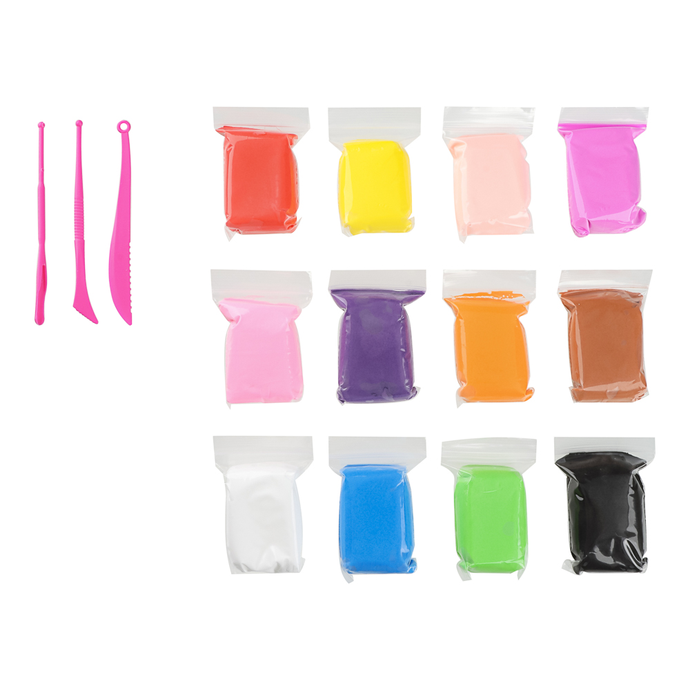 Легкий пластилин "Русские Супергерои", BY, 12 цветов, 23х6см, полимер, арт.№ 289-188