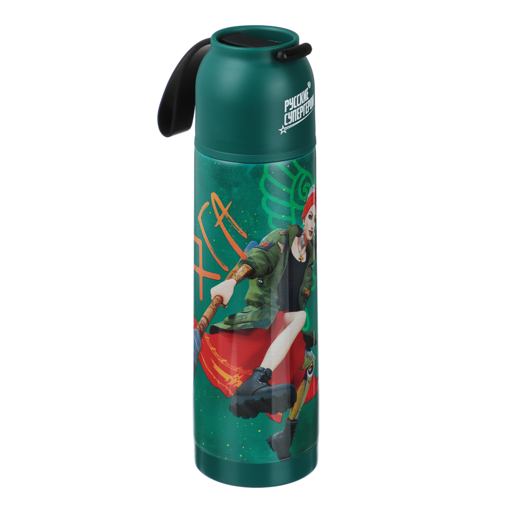 BY Русские Супергерои Термос 0,5 л Яга, для напитков, нержавеющая сталь, арт.№ 841-602