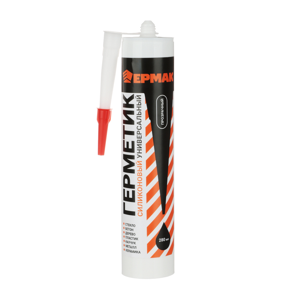 ЕРМАК / PUTECH Герметик силиконовый универсальный, 280мл, прозрачный, арт.№ 669-060