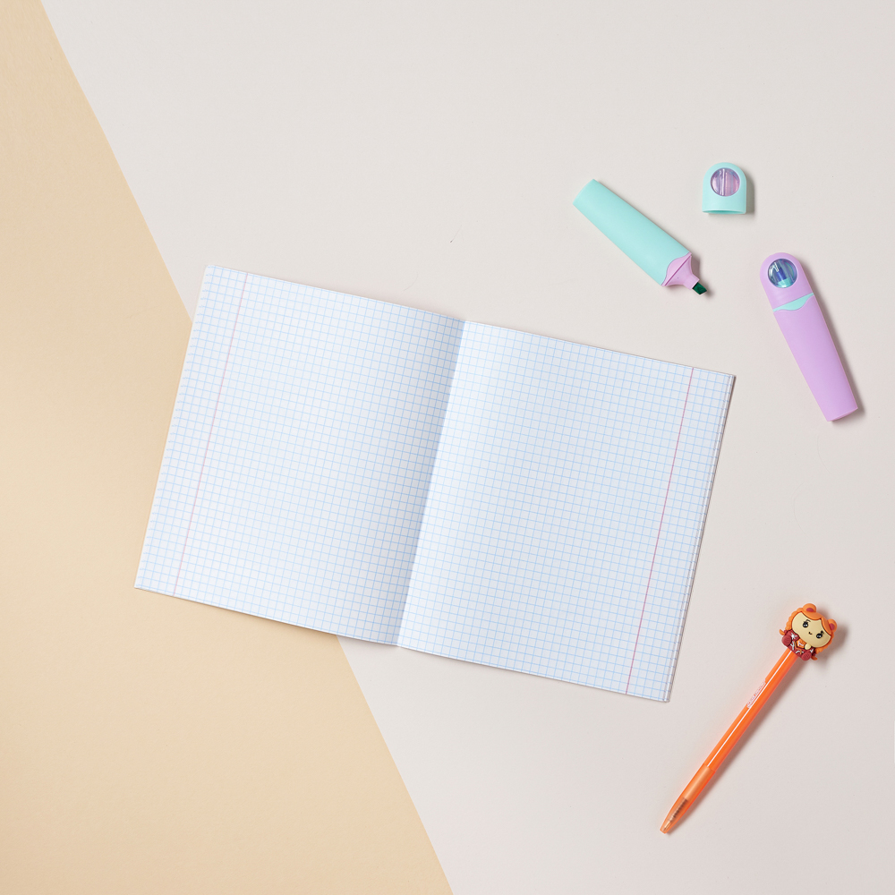 BY Русские Супергерои Тетрадь 48л. в клетку, обл.картон, белые листы, скрепка, гологр.пленка, 4диз., арт.№ 801-039