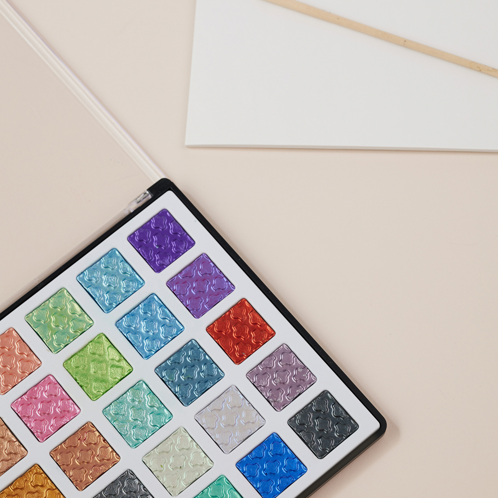 BY Русские Супергерои Краски акварельные, 35 цветов металлик, пл. бокс, арт.№ 801-040