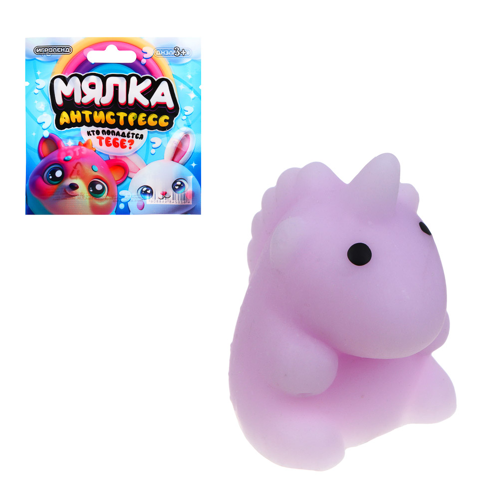 ИГРОЛЕНД Мялка антистресс, TPR, 9х9 см, микс, арт.№ 297-116