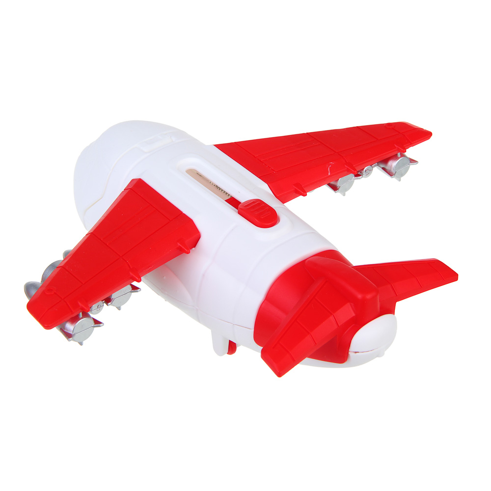 ИГРОЛЕНД Самолет с запуском и машинкой, ABS, PP, 21,6х24х6 см, 3 дизайна, арт.№ 276-160