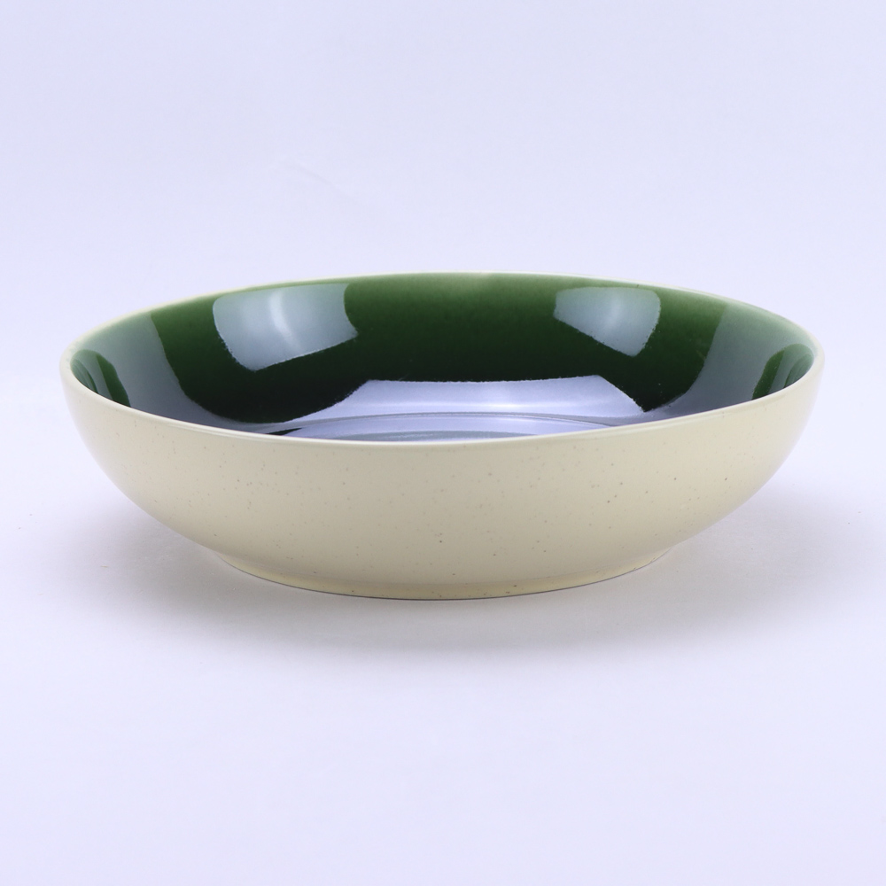 Тарелка для супа/салатник 20х5см, тм MILLIMI Верде, керамика, арт.№ 824-308