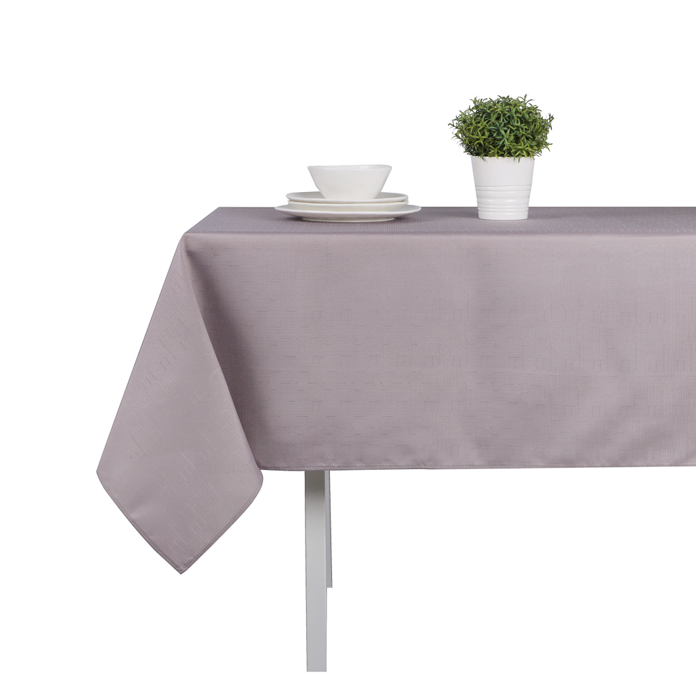 PROVANCE Birds Скатерть текстильная 140х180см лён с водоотт. пропиткой, 100% пэ, пыльный сиреневый, арт.№ 435-184