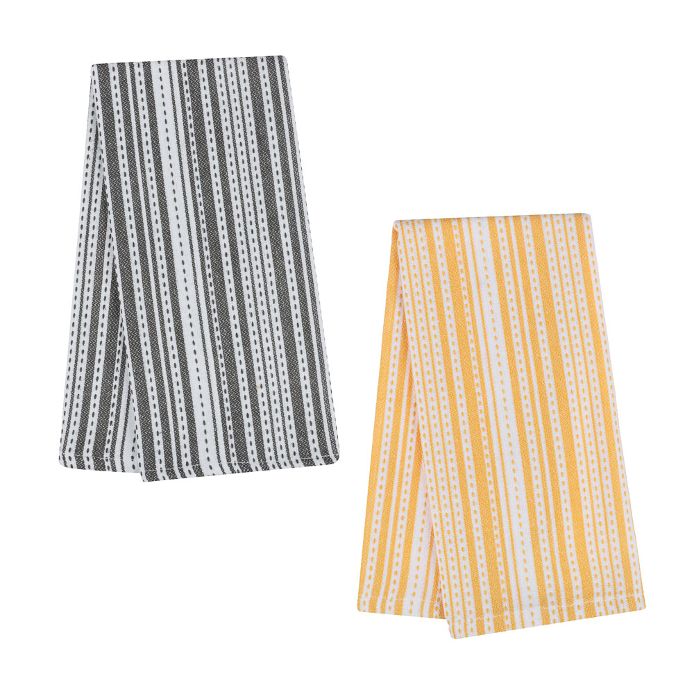 PROVANCE Люмен Полотенце кухонное, 40х60см, 100% хлопок, полоска, 2 дизайна, арт.№ 434-205