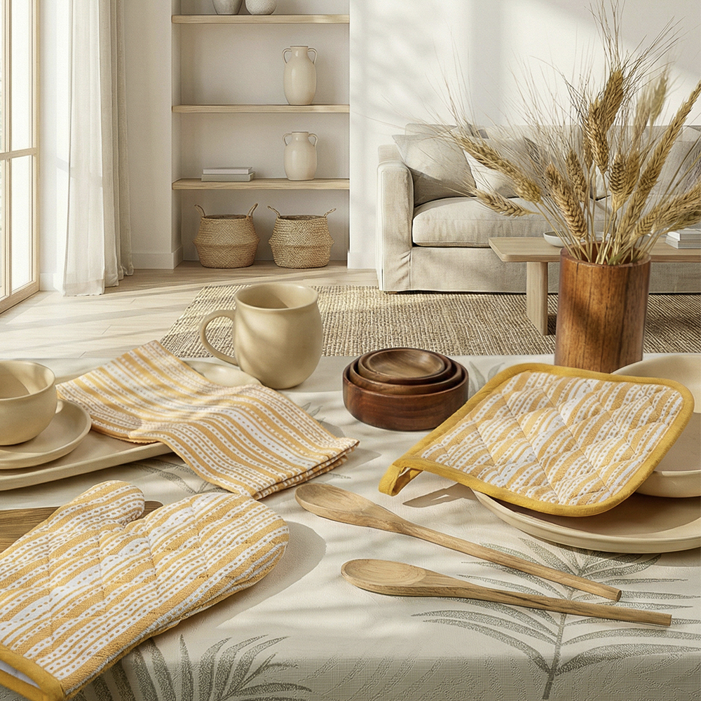 PROVANCE Люмен Полотенце кухонное, 40х60см, 100% хлопок, полоска, 2 дизайна, арт.№ 434-205