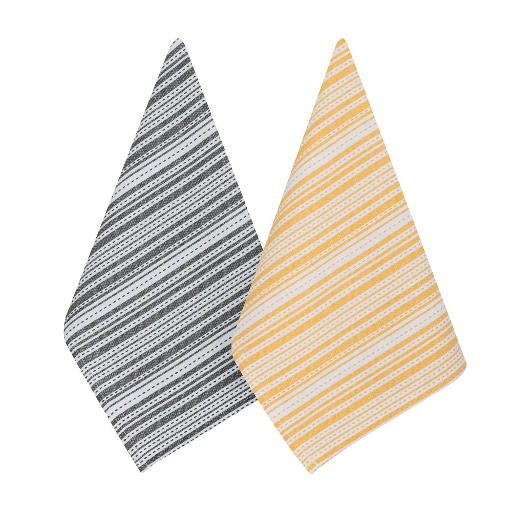 PROVANCE Люмен Полотенце кухонное, 40х60см, 100% хлопок, полоска, 2 дизайна, арт.№ 434-205