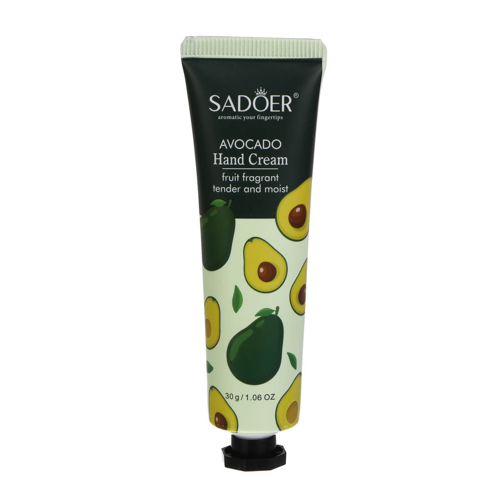 Крем для рук увлажняющий с авокадо тм Sadoer, 30гр, арт.№ 022-219