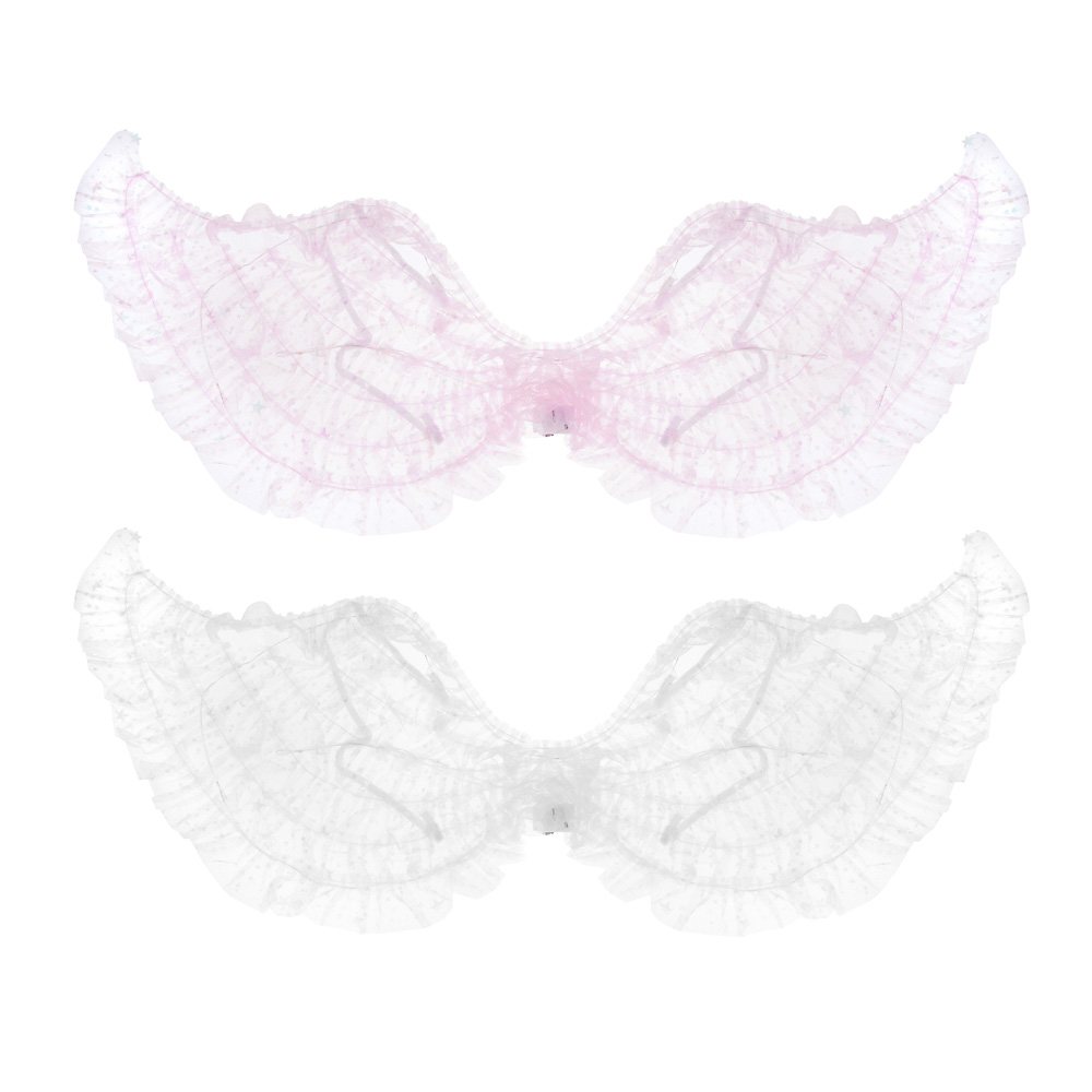 СНОУ БУМ Крылья Ангела LED, 74х24-25см, PVC, полиэстер, 3хLR44, 3 режима, 2 дизайна, арт.№ 153-195
