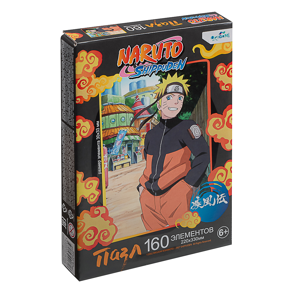 Naruto Пазл 160 элементов, 19,7x13,4x3 см, арт.№ 285-246