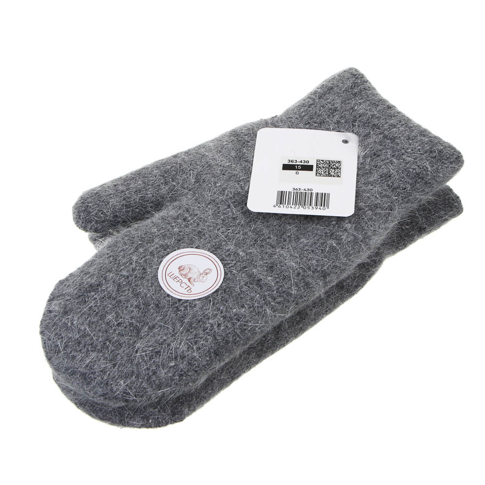 GALANTE Варежки, р.18-20, 20%ангора, 15%шерсть, 15%акрил, 12%нейлон, 38%полиэст, цв.в ас-те, ОЗ25-14, арт.№ 363-430