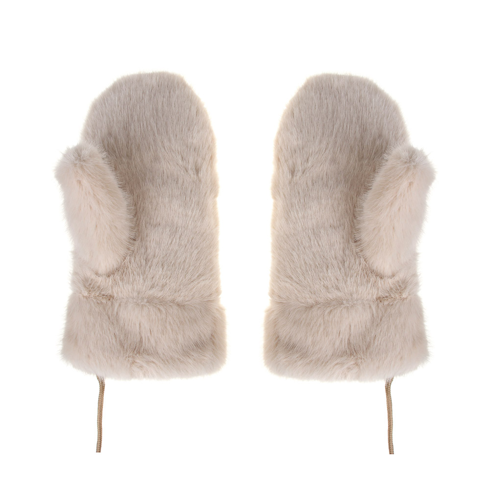 GALANTE Рукавицы женские из экомеха на веревке, р.18-20, 100% полиэстер, цвета в ас-те, ОЗ25-15, арт.№ 363-431