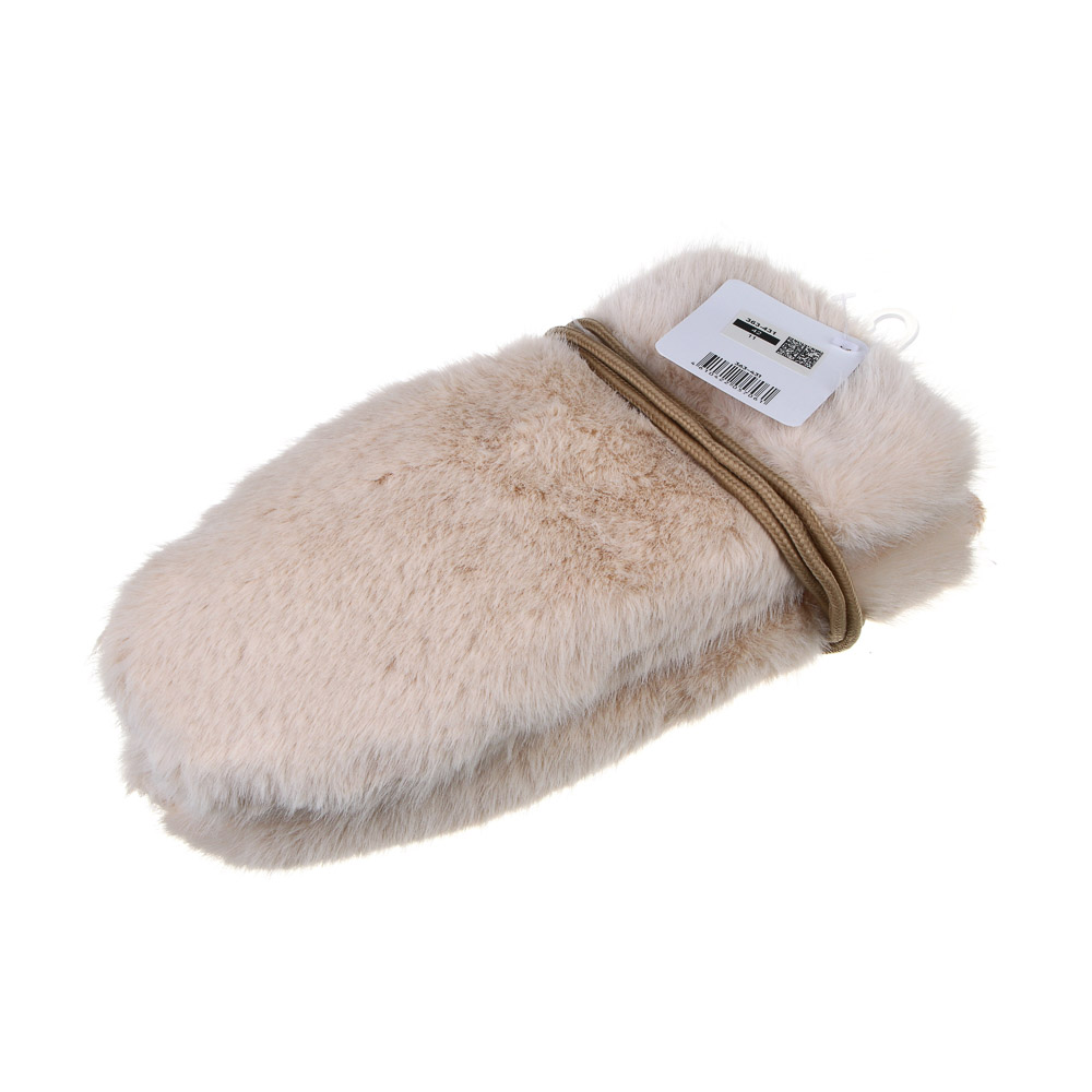 GALANTE Рукавицы женские из экомеха на веревке, р.18-20, 100% полиэстер, цвета в ас-те, ОЗ25-15, арт.№ 363-431