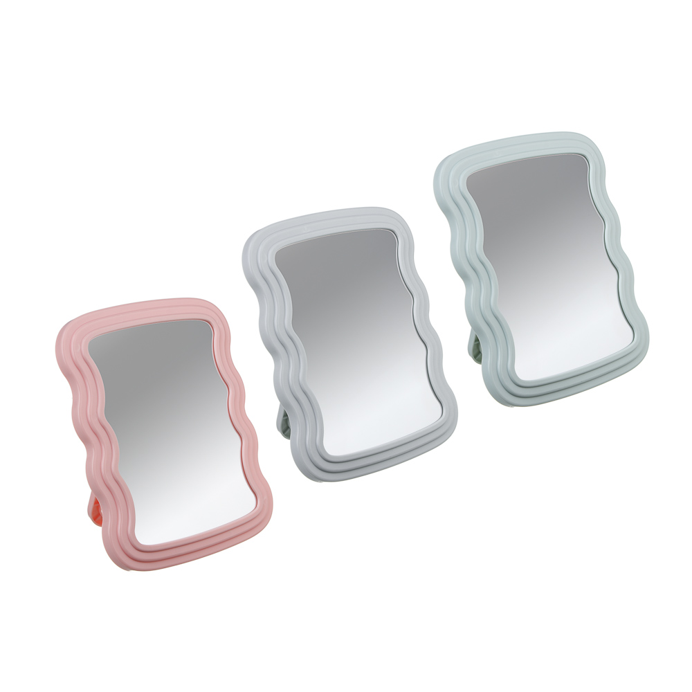 ЮНИLOOK Софтлайн Зеркало настольное, пластик, стекло, 20,5х16см, 3 цвета — купить в МПР ЮНИLOOK Софтлайн Зеркало настольное, пластик, стекло, 20,5х16см, 3 цвета, арт.№ 301-280