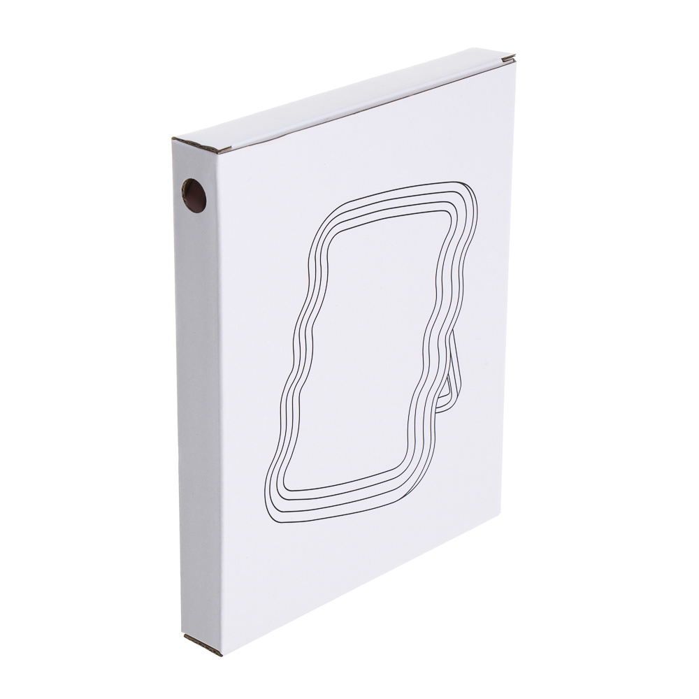 Зеркало настольное  тм ЮНИLOOK Софтлайн, пластик, стекло, 20,5х16см, 3 цвета, арт.№ 301-280