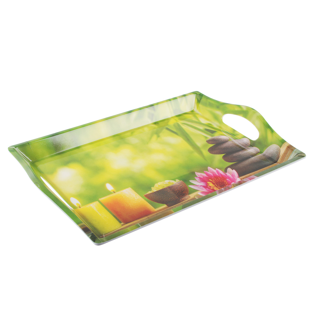 VETTA Тропики Поднос, пластик, 35х25х3,8см, арт.№ 862-395