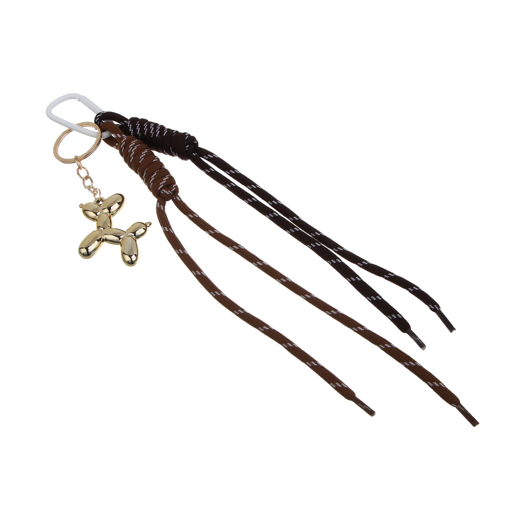 Подвеска брелок шнур паракорд 2 шт и шарм игрушка тм ЮL, ПУ, нейлон, металл, 2 дизайна, арт.№ 334-152