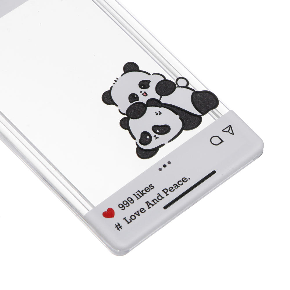 Чехол брелок для пропуска тм ЮL Pan-Da! на пружинке, пластик, металл, 10,5х6,5см, 4 дизайна, арт.№ 334-154