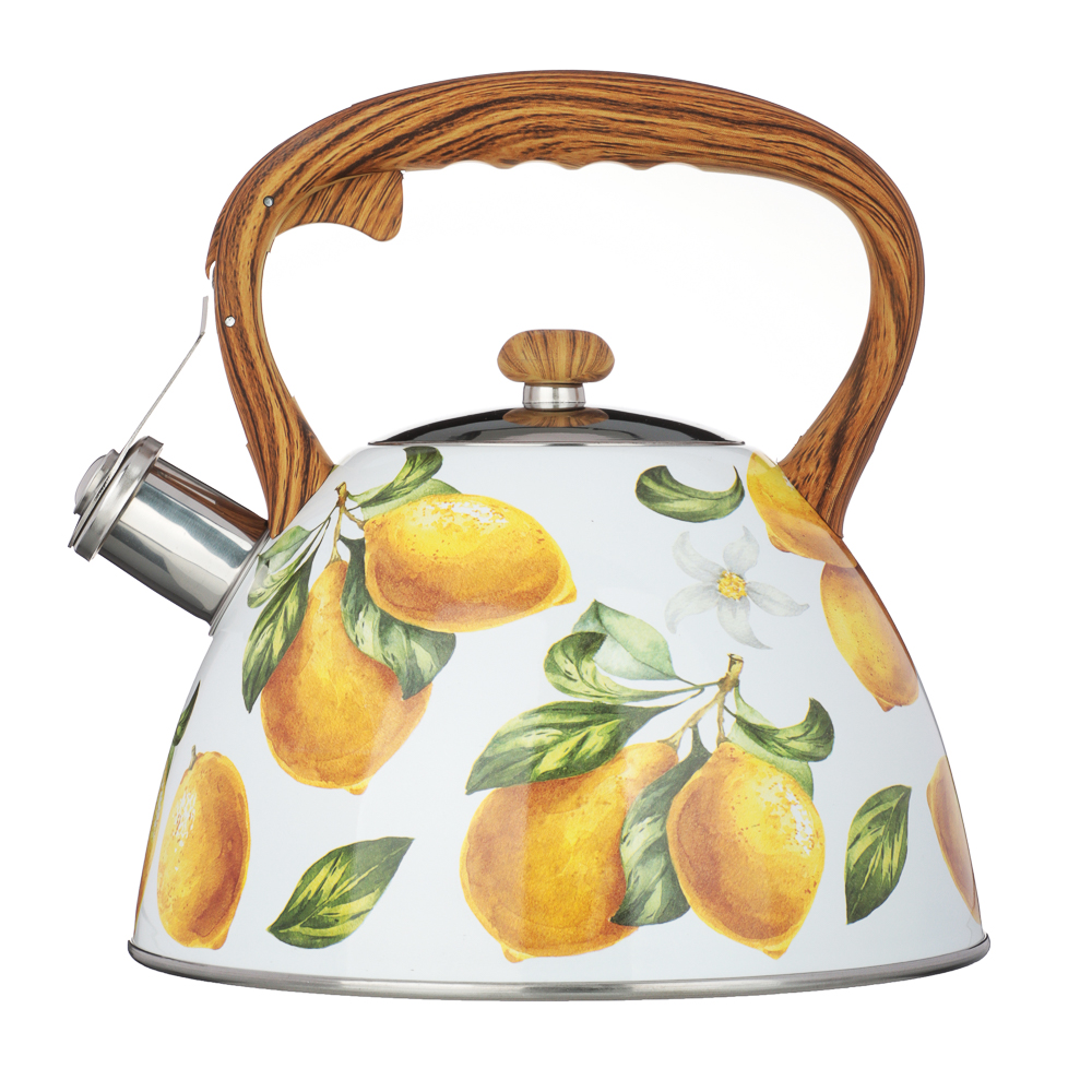 VETTA Чайник стальной 2,7л "Лимоны", индукция, арт.№ 847-106